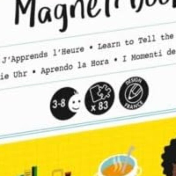 New Sealed Janod Magneti’Book Learn to Tell The Time • 3 to 8 Years - Picture 5 of 13